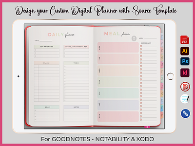 Design your Custom Digital Planner for GoodNotes 2022 - 2023