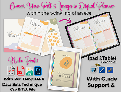 Digital Planner Template Kit 1 ( Psd Template ) Design Planner custom digital planner custom planner design planner ipad planner 2023 journal jpg to pdf png to pdf undated planner