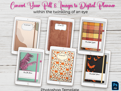Digital Cover Template Kit / Design GoodNotes Planners