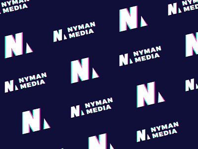 Nyman Media Key Visuals branding colour palette digital marketing logo