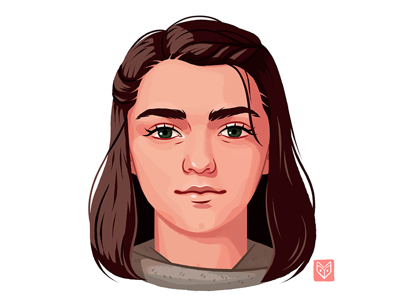 Arya Stark by Elina Novak on Dribbble