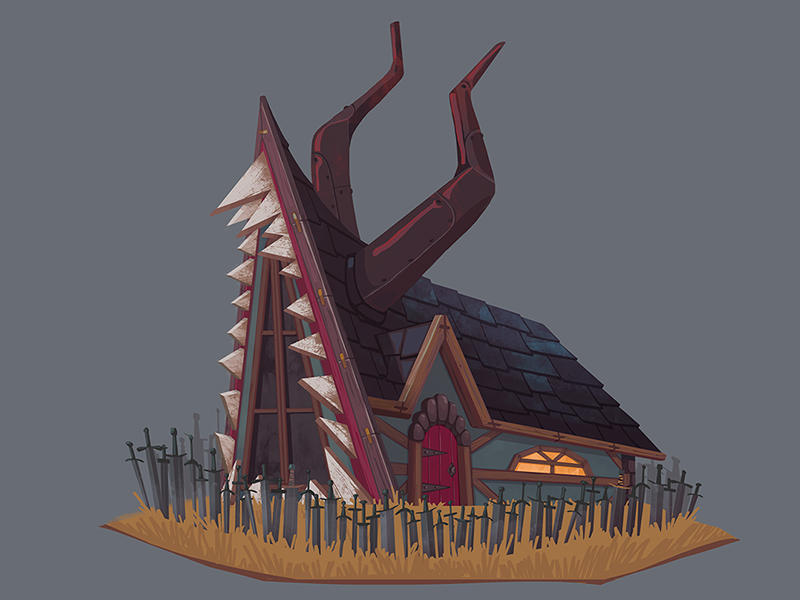 Hut Design художник. Barkhan - Glyph Worlds.