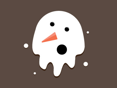December 3rd - Frosty? frosty holiday illustration melting snow snowman winter