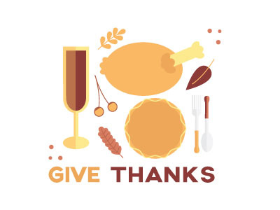 Give Thanks - Thanksgiving Dinner drink fall gathering leaves pie pumpkin thanksgiving turkey