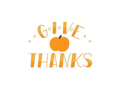 Give Thanks 2016 by Samantha Lynn on Dribbble