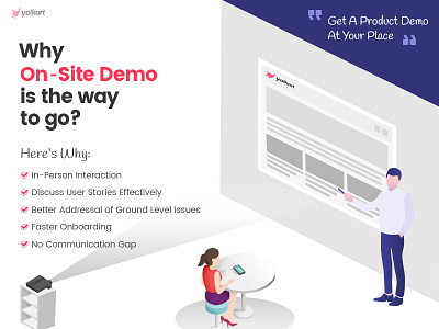 Yo!Kart Demo at your Place faster onboarding fatbit in person interaction time cost effective