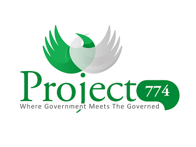 Project 774 Logo agency brand branding connected design eye flat hand icon iconography lines unfold waves