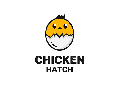 CHICKEN HATCH for a chicken company. branding chicken company design firm graphic design illustration logo vector