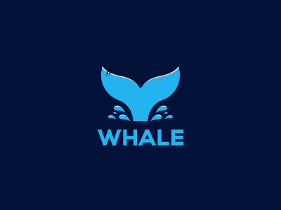 WHALE LOGO DESIGN FOR A OCEAN COMPANY branding company design graphic design illustration logo ocean vector