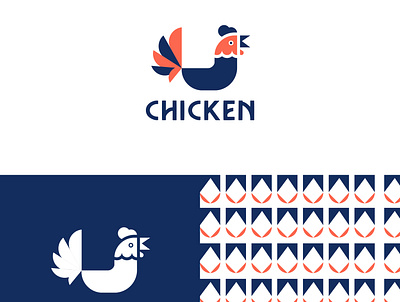 CHICKEN LOGO DESIGN FOR A CHICKEN FIRM COMPANY branding company design graphic design illustration logo vector