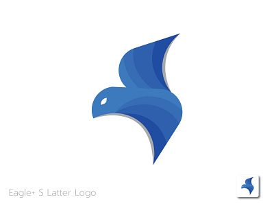 Eagle+ S Latter Logo 3d app graphic design latter logo s la vector