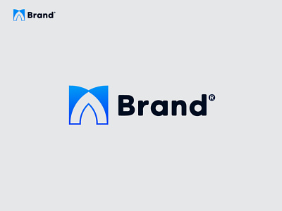 MA Letter Modern Logo app branding creative design graphic design latter logo ma letter logo uni vector