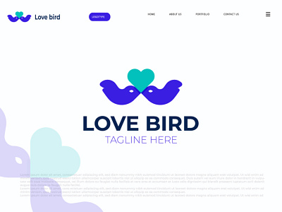 Love Bird Logo love bird web icon