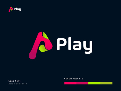 P Letter Play Logo (Unused Concepts) web icon