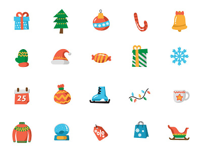 Holiday Xmas Icons