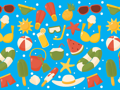 Holiday Beach Icons