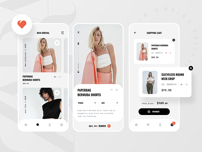 Zara App Concept app cart concept ecommerce fashion interface ios minimal minimalism mobile product redesign shopping store ui ui kit uidesign zara