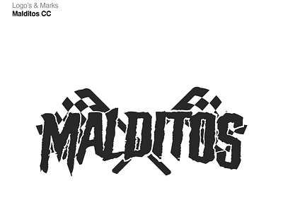 MALDITOS CC art branding creative design illustration logo
