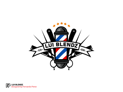 LUI BLENDZ art branding creative design grind illustration logo typography vector