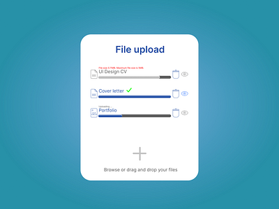 Daily UI: DAY 31 File Upload