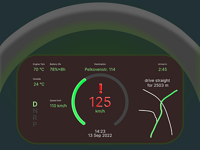 Daily UI: DAY 34 Car Interface