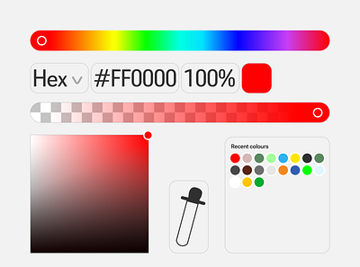 Daily UI: DAY 60 Color Picker branding design graphic design illustration logo ui