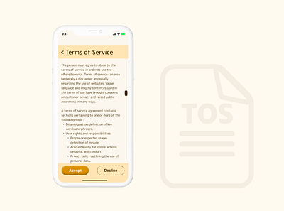 Daily UI: DAY 89 Terms of Service branding design graphic design illustration logo ui