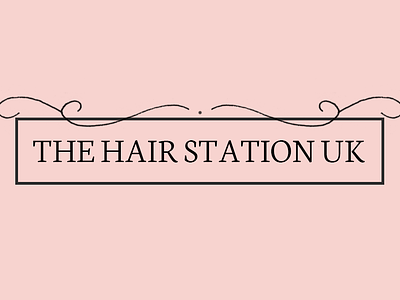 A recent logo design for The Hair Station UK design logo pattern type vector