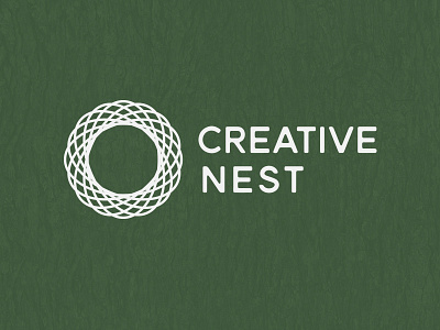 Creative Nest circular logo nest