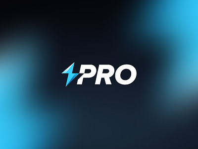 Esports Charts — PRO Subscription Logo Design branding dash design illustrator lightning logo photoshop pro typography vector