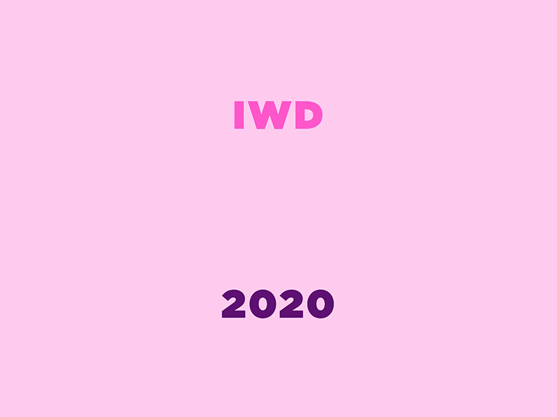IWD 2020 2d after effects animation character design gif illustration iwd loop motion woman