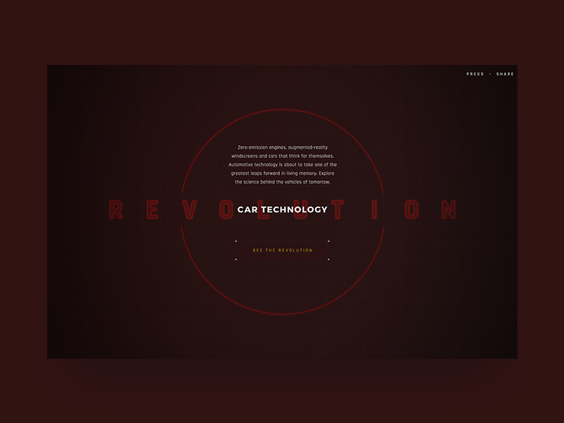 Car Technology Revolution car technology tech line home ux ui minimal clean cyber neon logo future