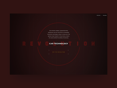 Car Technology Revolution car technology clean cyber future home line logo minimal neon tech ui ux