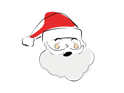 'Tis the season 🎅 beard christmas colour drawing father christmas festive illustration red santa xmas