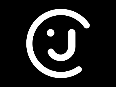 A Logo – For Me brand branding c face initial j jc logo monogram personal personal branding smile