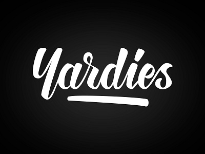 Yardies calligraphy dancehall lettering logo logotype rasta reggae yardies