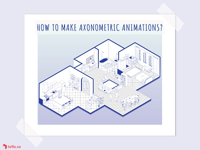 Axonometric Diagram Animation | After Effects Tutorial adobeillustrator aftereffects animation architecture axonometric cad diagram furniture graphic design illustration