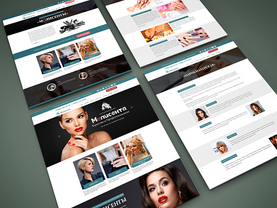 A simple website for a beauty salon. The project was ma