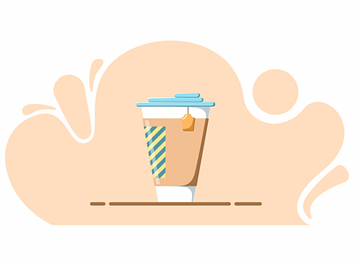 Tea cup illustration