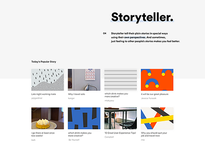 Kakaostory App design - Story teller