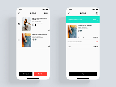 Trendy E-commerce App UI kit