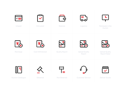 Auction icons dribbble