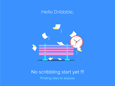 Empty state empty state hello dribbble! no projects timesheet