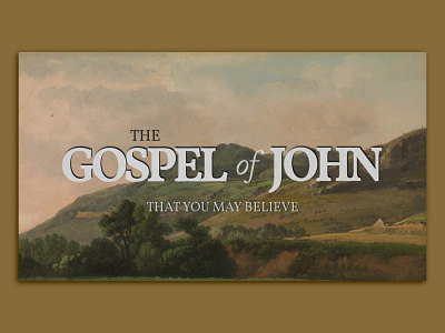 Gospel of John Sermon Series bible branding church design design gospel of john illustration jesus logo sermon series