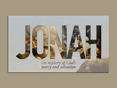 Jonah Sermon Series bible branding church design design gospel illustration jesus jonah