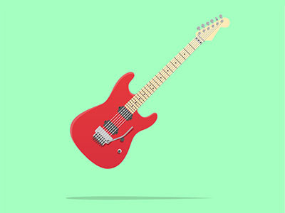 Guitar blues graphic design guitar instrument music rock sound vector vectorart