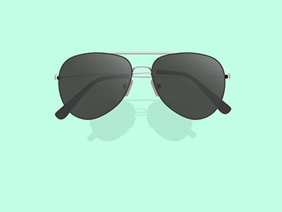 Pilot Glasses amazing aviator awesome fashion history illustrator love pilot rayban sunglasses vector