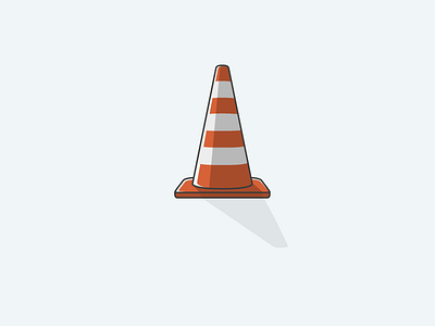 Traffic Cone icon apps cone construction icon illustrator roadwork traffic ui ux