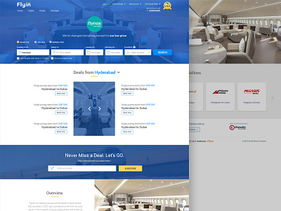 Airlines Landing Page