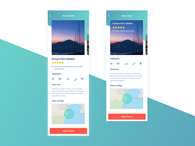 Hotel Review Page invision new style